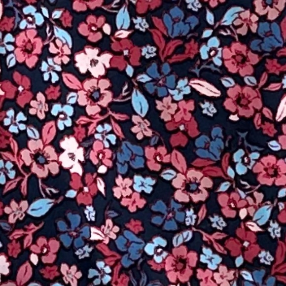 J. Jill Fit A-Line Knit Skort Size Large Floral Stretch Summer Athleisure NWOT - Picture 3 of 10